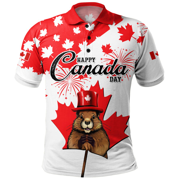 Canada Polo Shirt Beaver Bash Canada Day Special