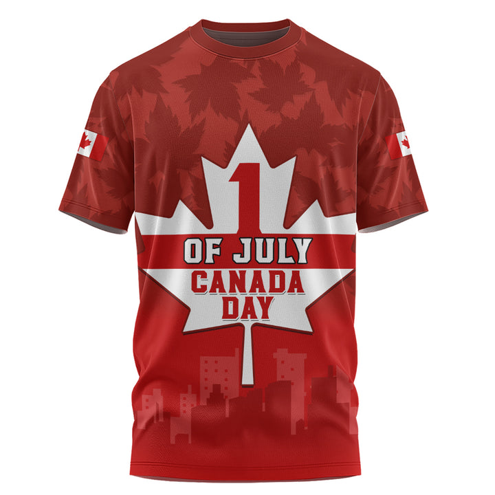 Canada T-Shirt Red Maple 1st July National Celebration