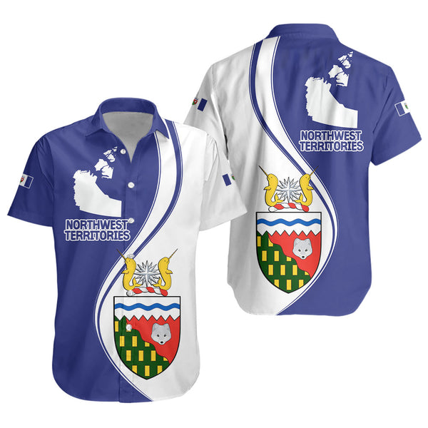 Northwest Territories Short Sleeve Shirt Canada Territories Pride