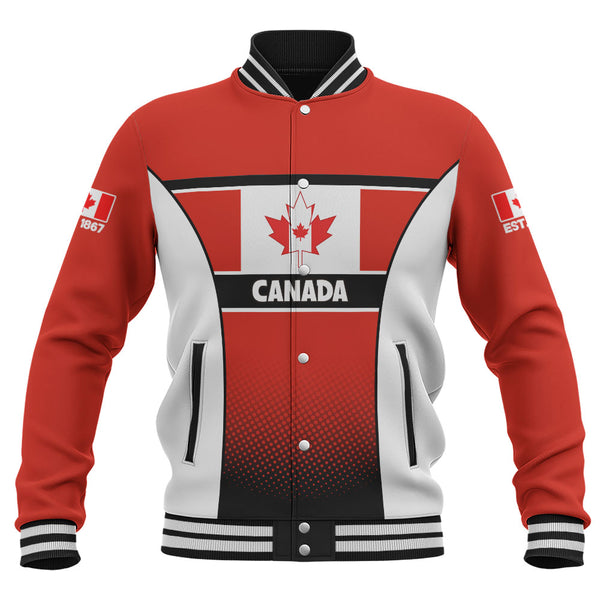 Canada Baseball Jacket Canadian Flag Heritage