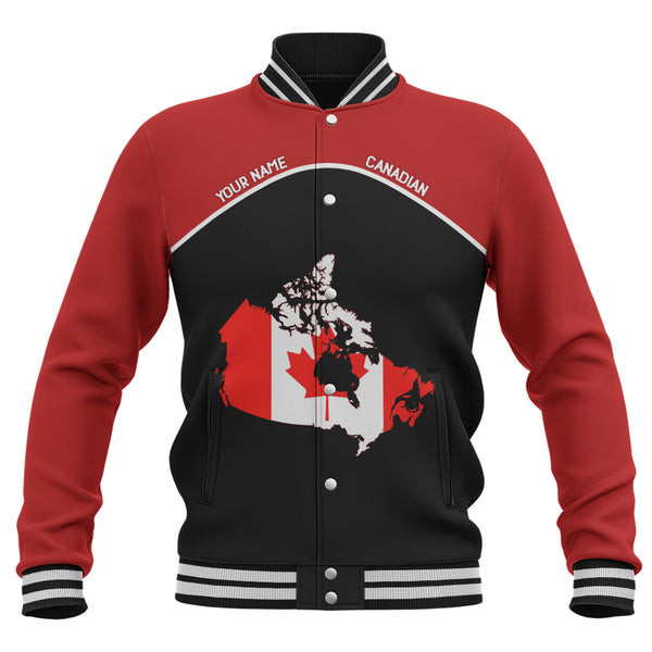 Canada Baseball Jacket Red North Classic Canadian Heritage Wear