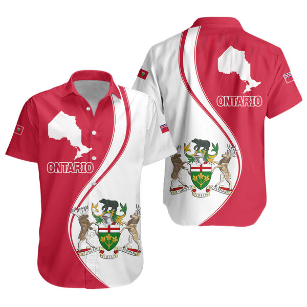 Ontario Short Sleeve Shirt Canada Territories Pride