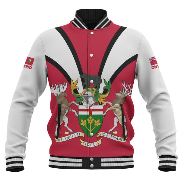 Ontario Baseball Jacket Proud Provinces Collection