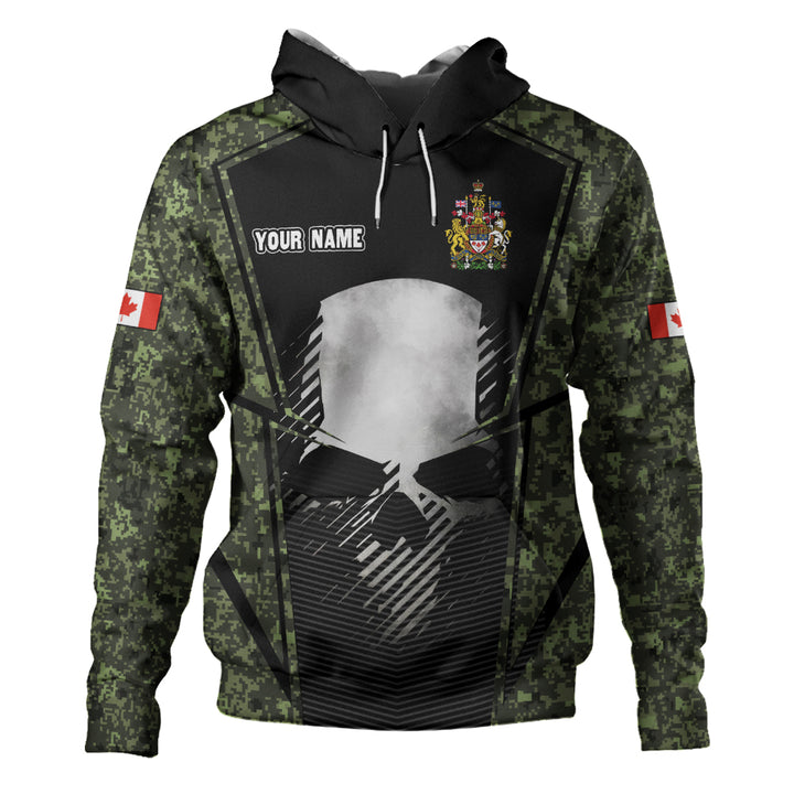 Canada Hoodie Canada Military Skull Honor Camo Edition