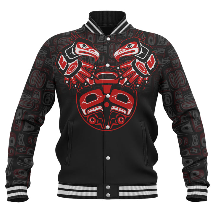 Canada Baseball Jacket Haida Twin Ravens