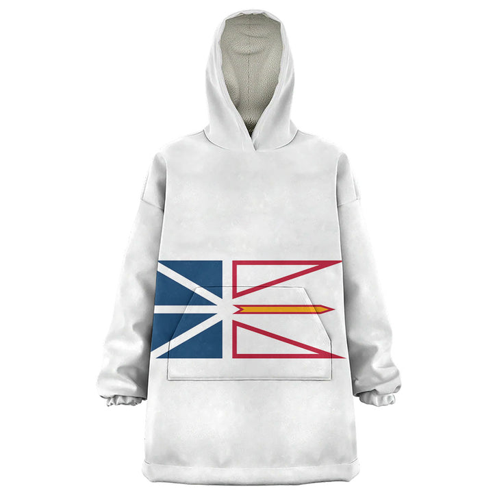 Newfoundland & Labrador Snug Hoodie Flag Minimalist Pride Style