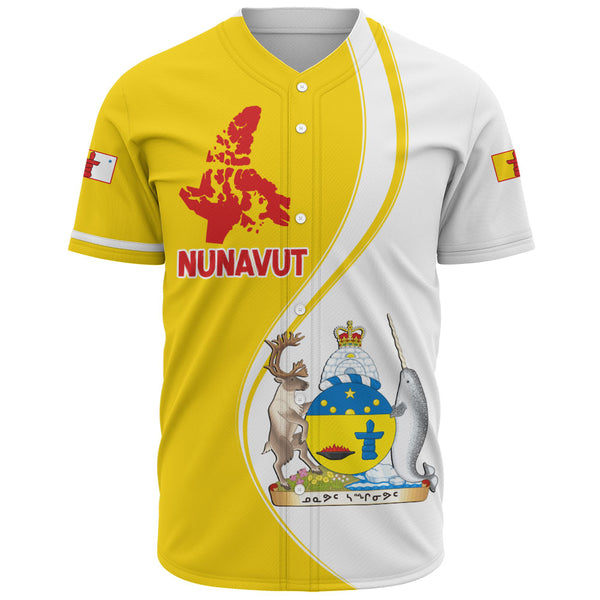 Nunavut Baseball Shirt Canada Territories Pride