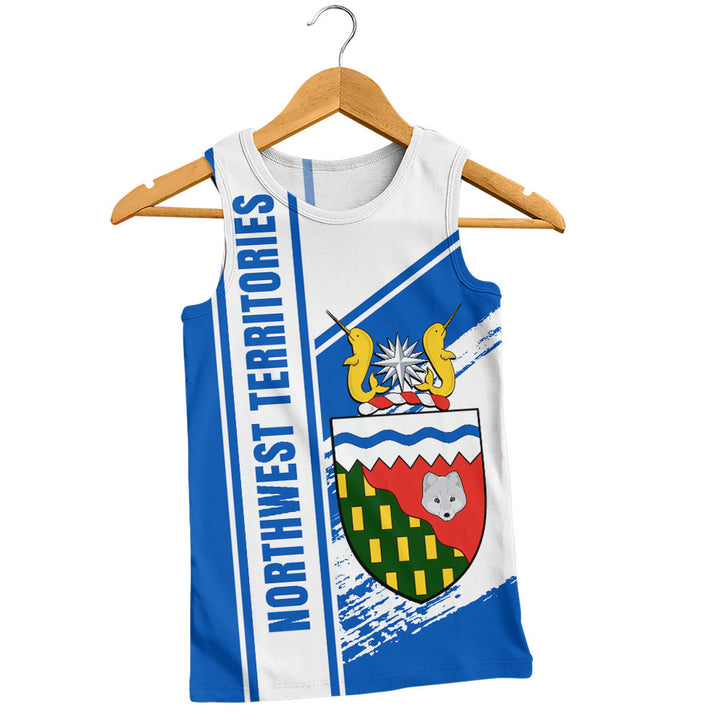 Northwest Territories Tank Top Heritage Strength Crest