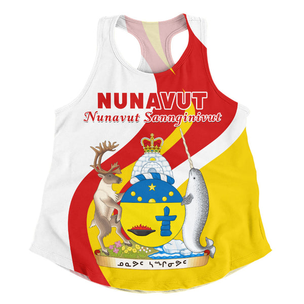 Nunavut Women Tank Crest Of Identity