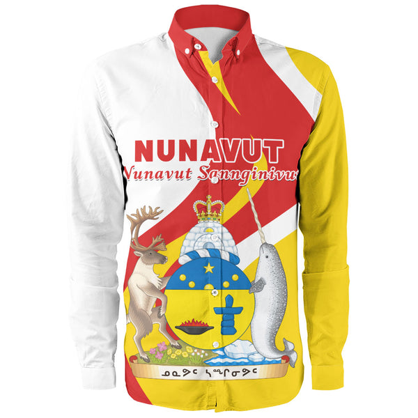 Nunavut Long Sleeve Shirt Crest Of Identity