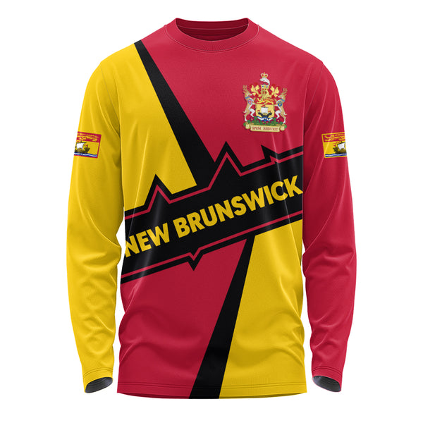 New Brunswick Long Sleeve T-Shirt Loyal True North Provincial Style