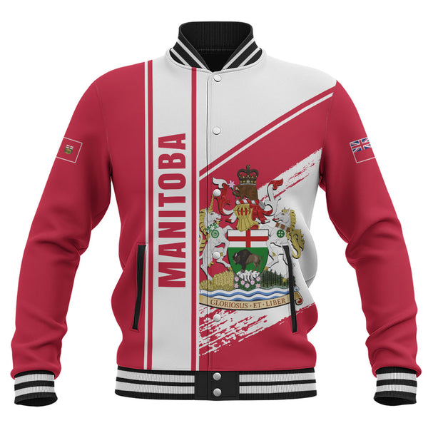 Manitoba Baseball Jacket Heritage Strength Crest