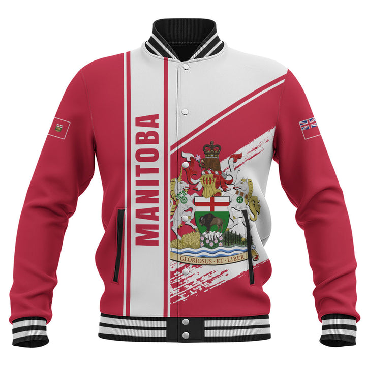 Manitoba Baseball Jacket Heritage Strength Crest