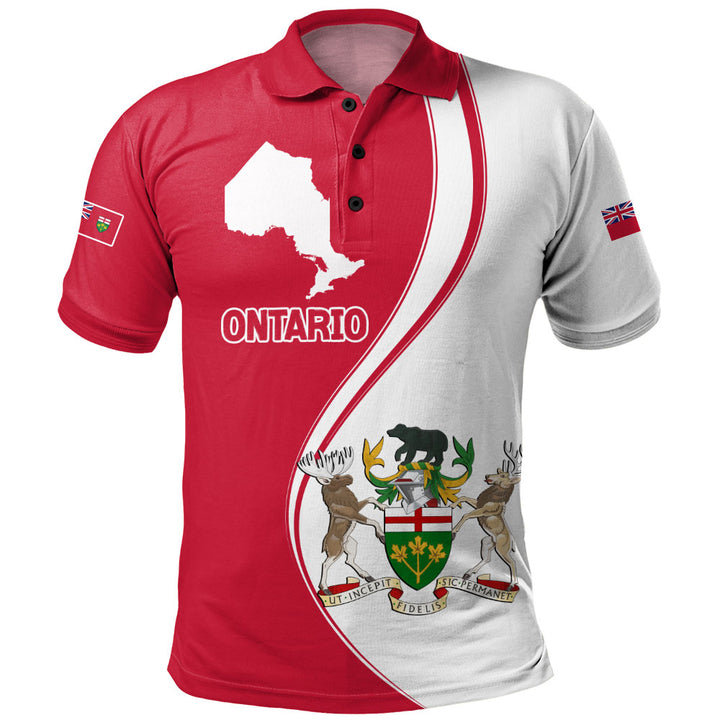 Ontario Polo Shirt Canada Territories Pride