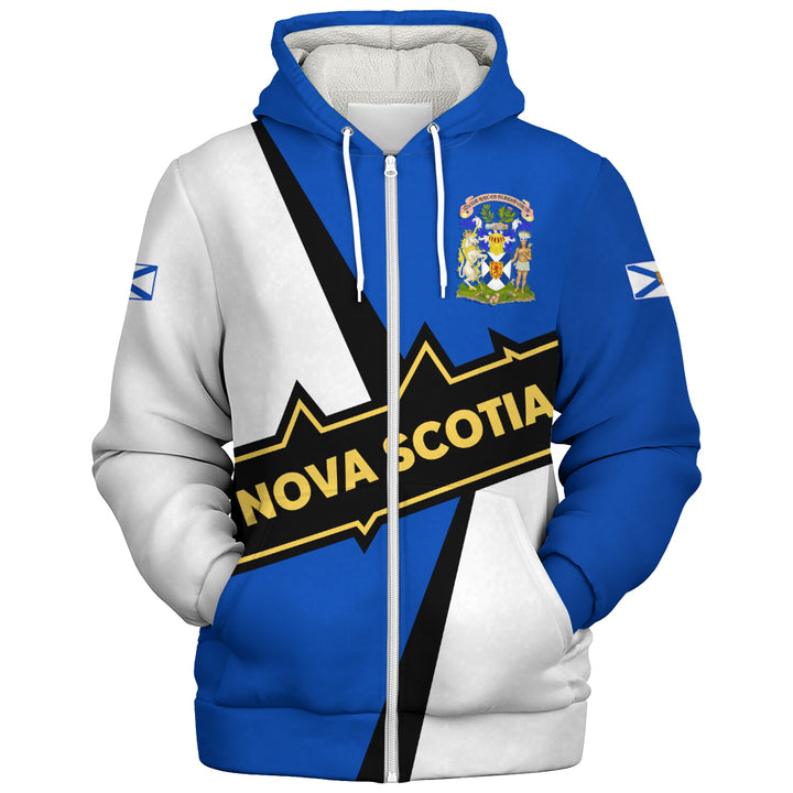 Nova Scotia Sherpa Hoodie Loyal True North Provincial Style