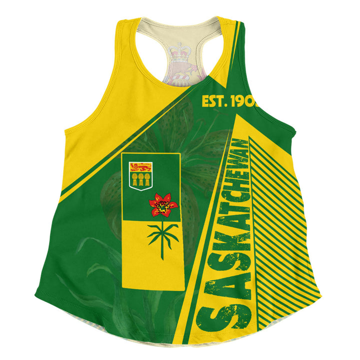 Saskatchewan Women Tank United Provinces & Territories