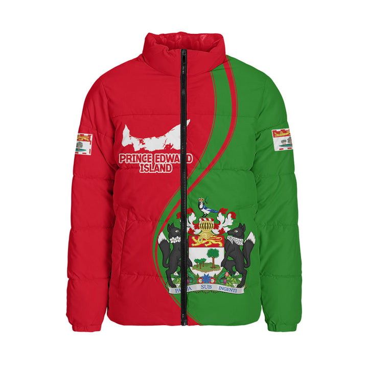 Prince Edward Island Padded Jacket Canada Territories Pride