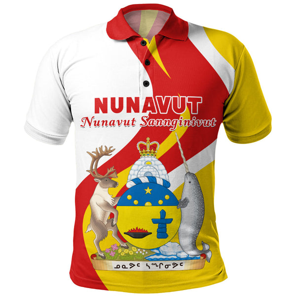 Nunavut Polo Shirt Crest Of Identity