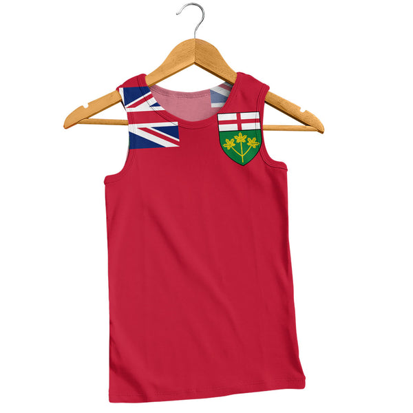 Ontario Tank Top Flag Minimalist Pride Style
