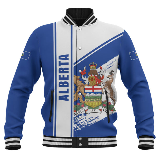 Alberta Baseball Jacket Heritage Strength Crest