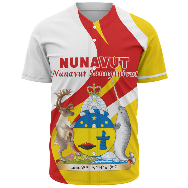 Nunavut Baseball Shirt Crest Of Identity