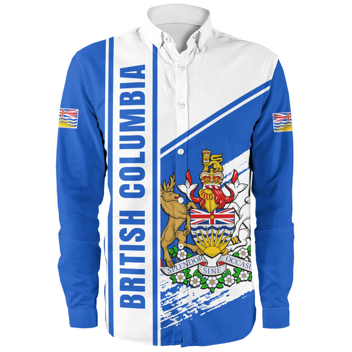 British Columbia Long Sleeve Shirt Heritage Strength Crest