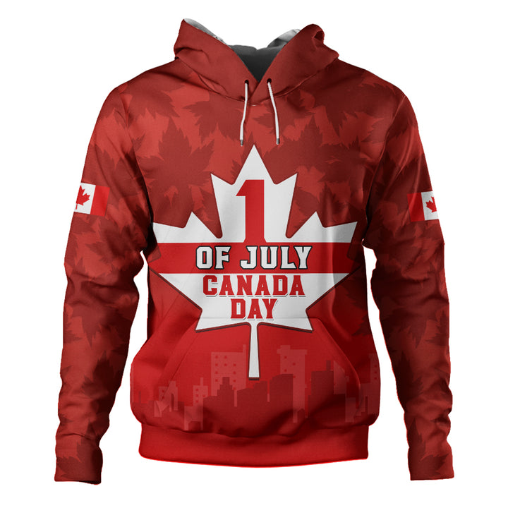 Canada Hoodie Red Maple 1st July National Celebration