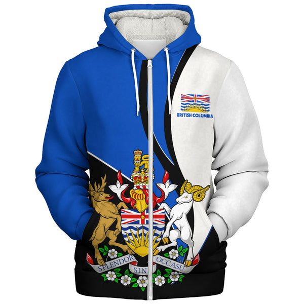 British Columbia Sherpa Hoodie Heritage Pride Of The North