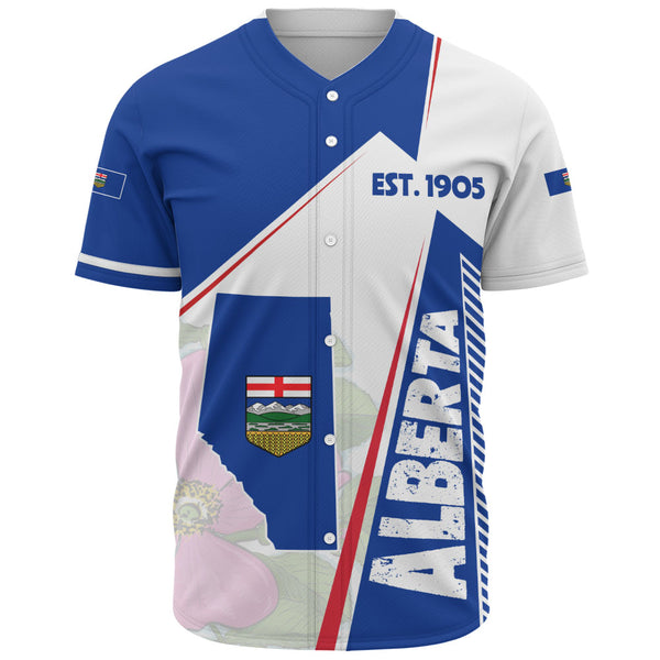Alberta Baseball Shirt United Provinces & Territories
