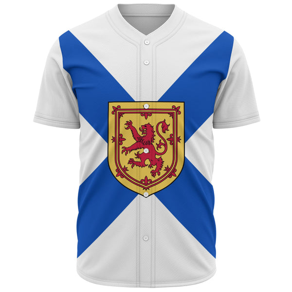 Nova Scotia Baseball Shirt Flag Minimalist Pride Style
