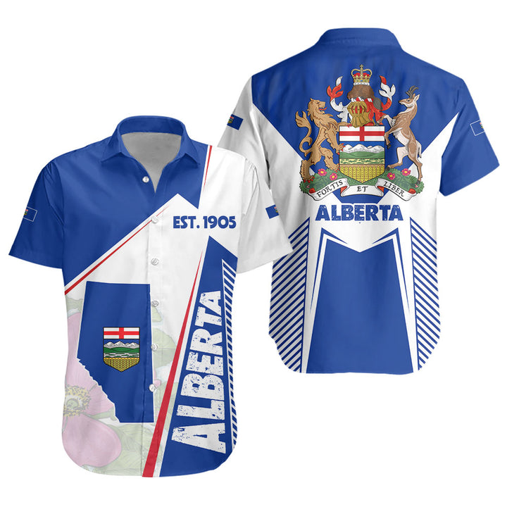 Alberta Short Sleeve Shirt United Provinces & Territories