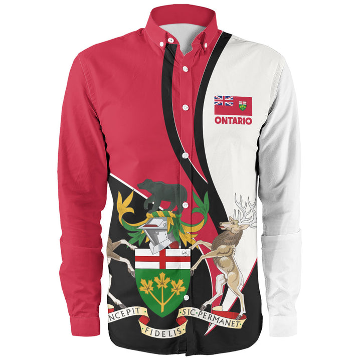 Ontario Long Sleeve Shirt Heritage Pride Of The North