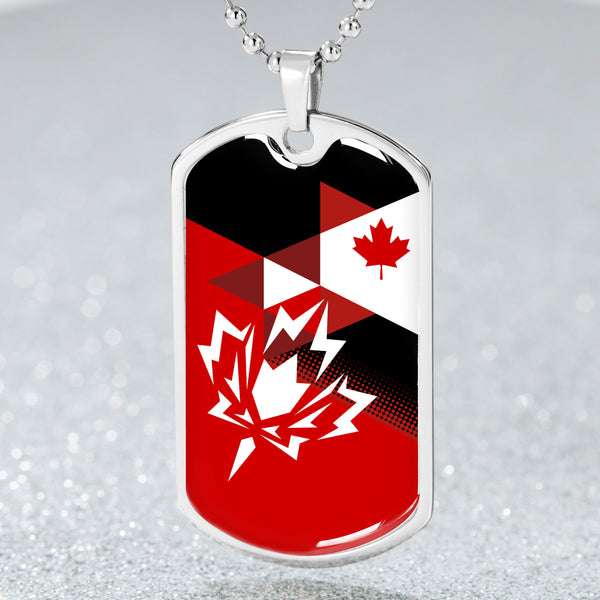 Canada Dog Tag Canada Maple Streetwear Graphic Style