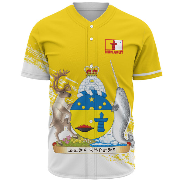 Nunavut Baseball Shirt Pride Of The Provinces