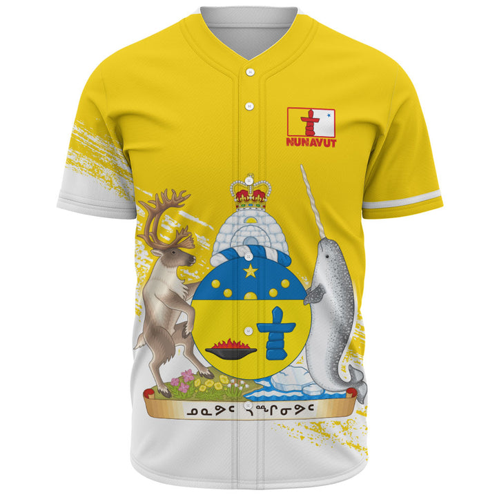 Nunavut Baseball Shirt Pride Of The Provinces