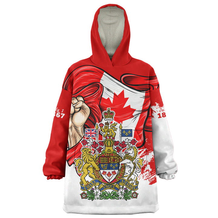 Canada Snug Hoodie Canada Power Pride And Heritage Crest