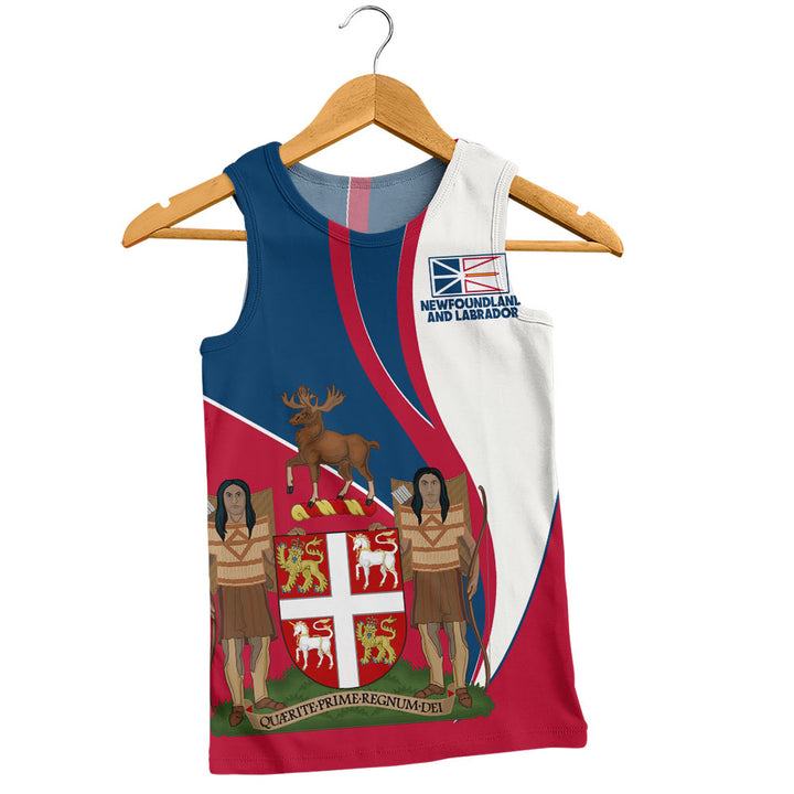 Newfoundland & Labrador Tank Top Heritage Pride Of The North