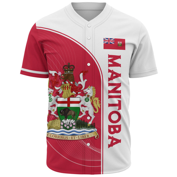 Manitoba Baseball Shirt Proud Provincial Heritage