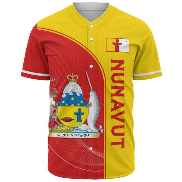 Nunavut Baseball Shirt Proud Provincial Heritage