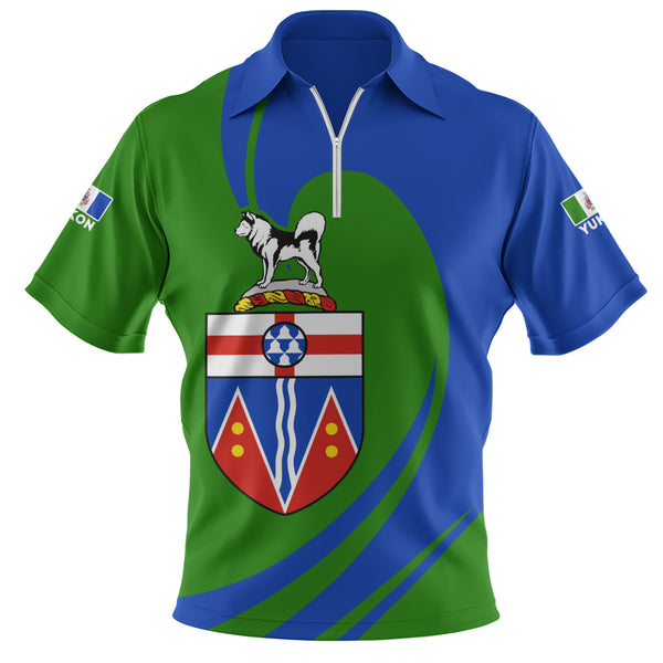 Yukon Zip Polo Shirt Legacy Of The Noble Spirit