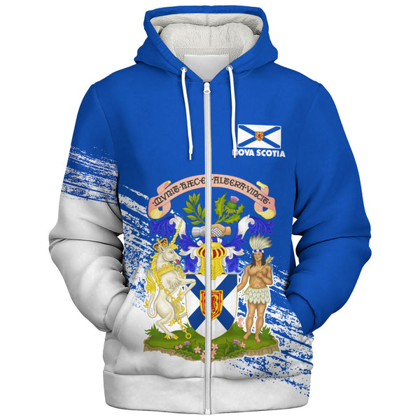 Nova Scotia Sherpa Hoodie Pride Of The Provinces