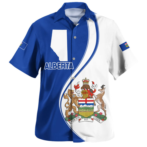 Alberta Bowling Shirt Canada Territories Pride