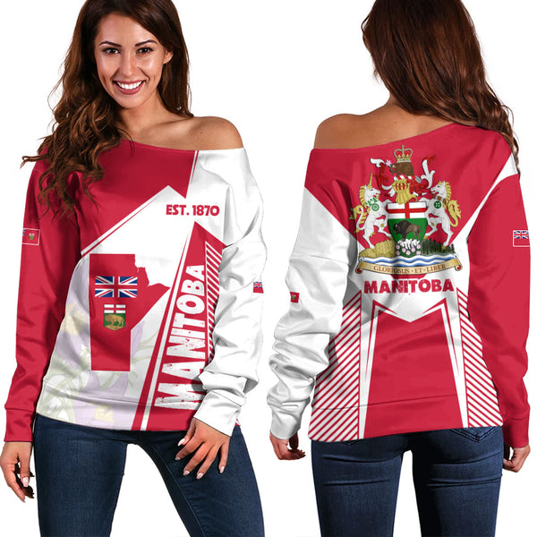 New Brunswick Off Shoulder Sweatshirt United Provinces & Territories