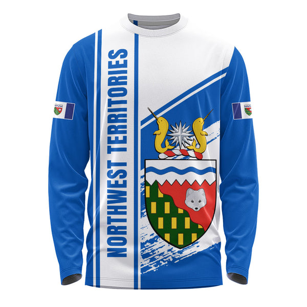 Northwest Territories Long Sleeve T-Shirt Heritage Strength Crest