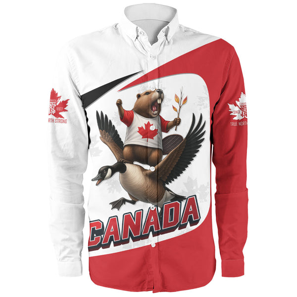 Canada Long Sleeve Shirt Strong & Free Flight