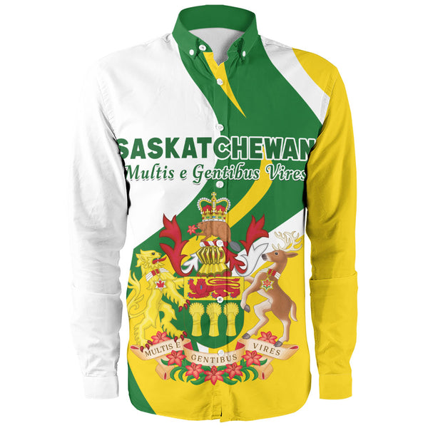 Saskatchewan Long Sleeve Shirt Crest Of Identity