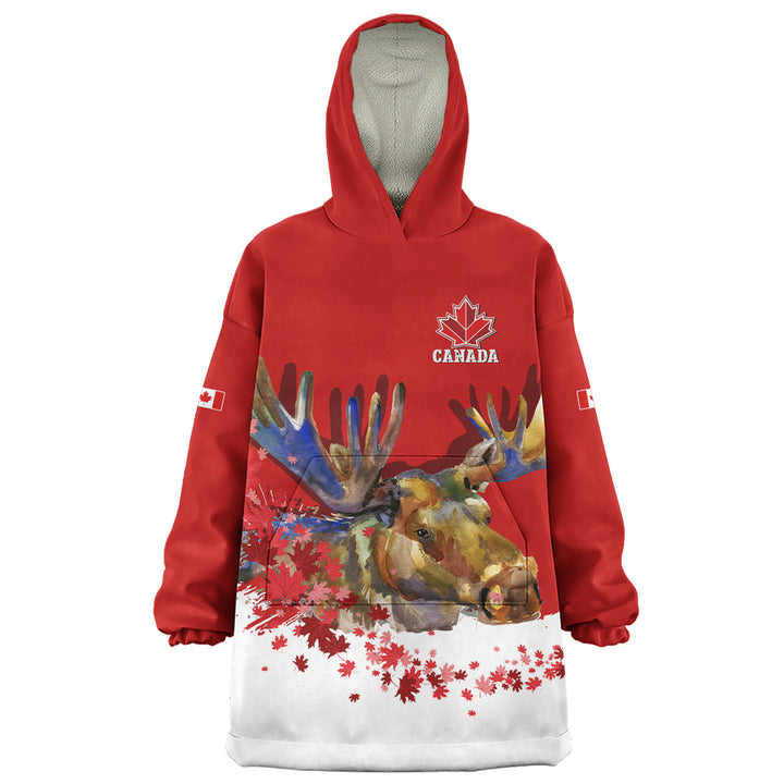 Canada Snug Hoodie Majestic Moose Canada Maple Spirit Edition