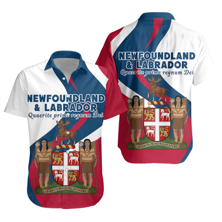 Newfoundland & Labrador Short Sleeve Shirt Crest Of Identity