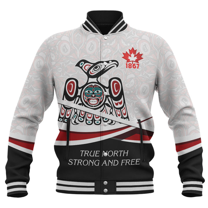 Canada Baseball Jacket True North Eagle Spirit 1867 Heritage Pride