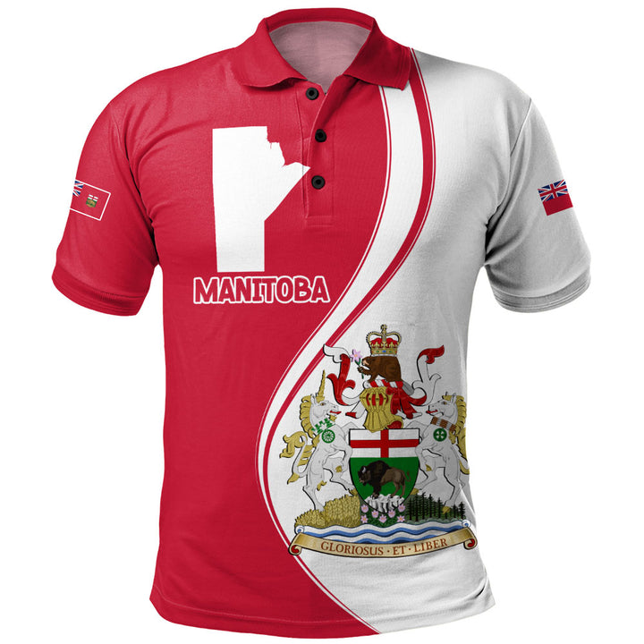 Manitoba Polo Shirt Canada Territories Pride